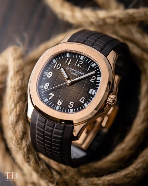 patek philippe nautilus brown leather strap|patek philippe aquanaut rubber strap.